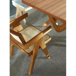 Pamono 051 Capitol Complex Office Chair with Cushion by Pierre Jeanneret for Cassina Outlet