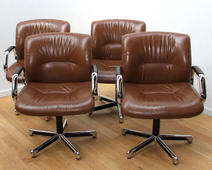 Pamono 454 Conference Office Chair, 1980s Online