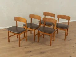 Pamono 3236 Dining Chairs by Børge Mogensen for Fredericia, 1950s, Set of 5 Best