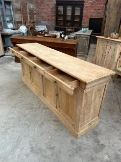 Pamono 4 Door Elm Sideboard, 19th Century