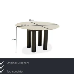 Pamono 1226 Granite and Wood Dining Table from Draenert Clearance