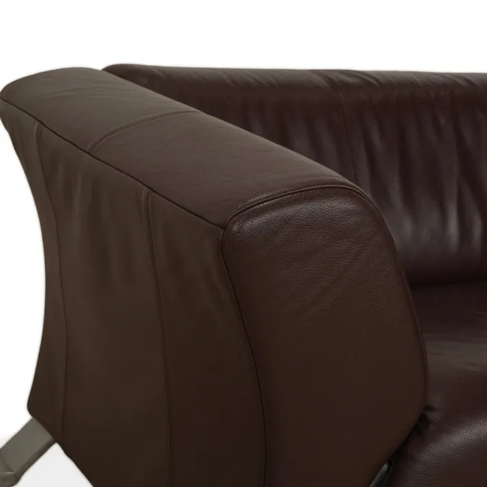 Pamono 322 Three-Seater Sofa in Leather from Rolf Benz