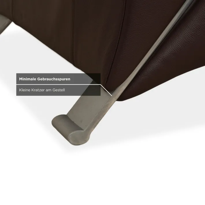 Pamono 322 Three-Seater Sofa in Leather from Rolf Benz