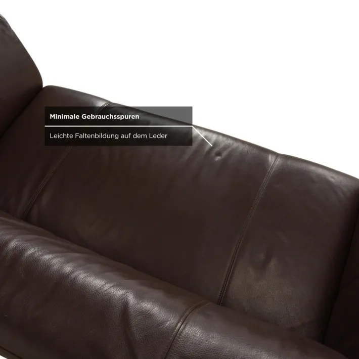 Pamono 322 Three-Seater Sofa in Leather from Rolf Benz