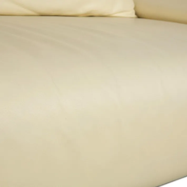 Pamono 1600 Two-Seater Sofa and Ottoman in Leather by Rolf Benz, Set of 2 Outlet