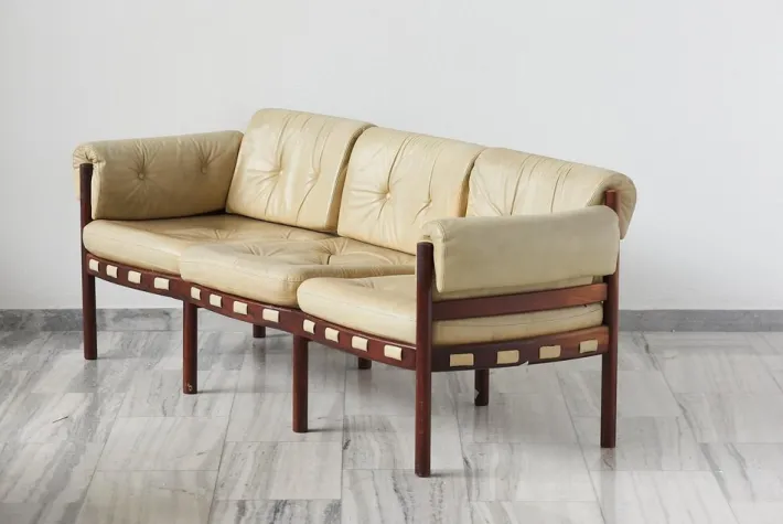 Pamono A Coja Living Room Seats and Sofas by Sven Ellekaer, 1960s, Set of 4 Best