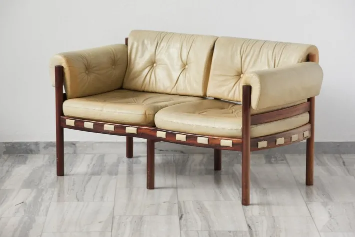 Pamono A Coja Living Room Seats and Sofas by Sven Ellekaer, 1960s, Set of 4 Best