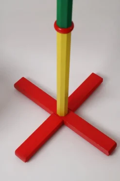 Pamono ABC Children's Chairs and Pencils Coat Rack, France 1980s, Set of 3 Sale