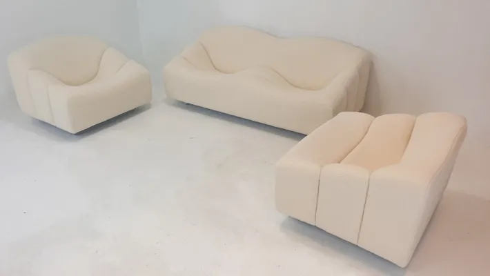 Pamono ABCD Sofa and Armchairs by Pierre Paulin for Artifort, 1960s, Set of 3 Best