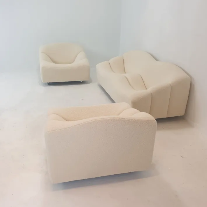 Pamono ABCD Sofa and Armchairs by Pierre Paulin for Artifort, 1960s, Set of 3 Best