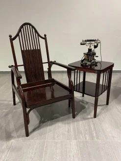 Pamono Adjustable Armchair by Josef Hoffmann for Jacob & Josef Kohn, 1890s New