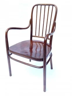 Pamono A63/F Armchair by Josef Frank for Thonet, 1930s New