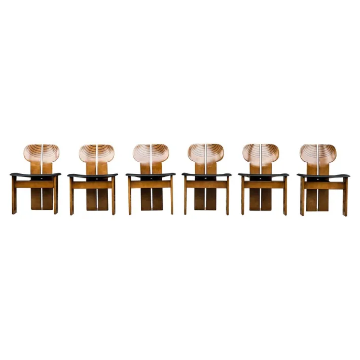 Pamono Africa Dining Chairs by Tobia & Afra Scarpa for Maxalto, 1976, Set of 6 Discount