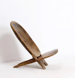 Pamono African Senufo Folding Chair Clearance