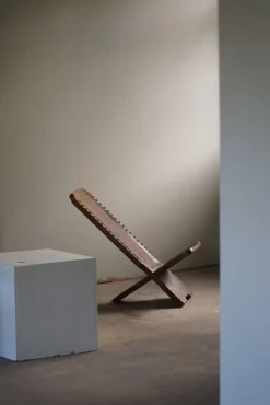 Pamono African Tribal Hand Carved Folding Palaver Chair, 1960s New