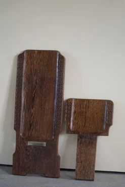 Pamono African Tribal Hand Carved Folding Palaver Chair, 1960s New