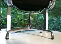 Pamono Aluminum Chairs in Hopsak Black by Charles and Ray Eames for Vitra, Set of 4 Discount