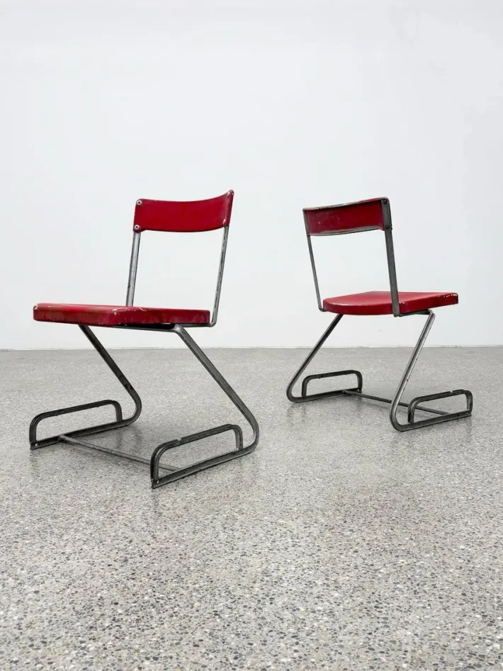 Pamono Aluminum Chairs with Matching Table by Cindy Crawford-Steiger for Embru, Set of 3 Sale