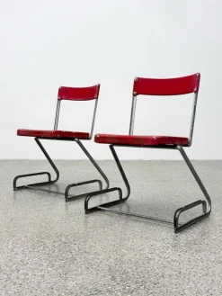 Pamono Aluminum Chairs with Matching Table by Cindy Crawford-Steiger for Embru, Set of 3 Sale