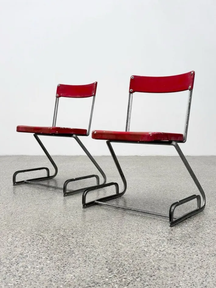 Pamono Aluminum Chairs with Matching Table by Cindy Crawford-Steiger for Embru, Set of 3 Sale