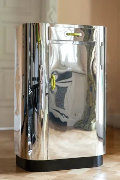 Pamono Aluminum Wardrobe from Hawker, 1930s Best