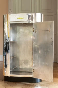Pamono Aluminum Wardrobe from Hawker, 1930s Best