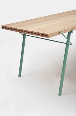 Pamono Alveo Outdoor Table with Solid Honeycomb Wood Top Sale