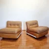 Pamono Amanta Modular Sofa in Leather by Mario Bellini for C&B Italia, Italy, 1970s, Set of 2 Outlet