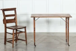 Pamono American Oak Folding Work Table Clearance