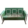 Pamono American Porch Glider with Original Green Paint by Bunting, 1950s Outlet