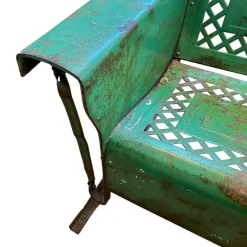 Pamono American Porch Glider with Original Green Paint by Bunting, 1950s Outlet