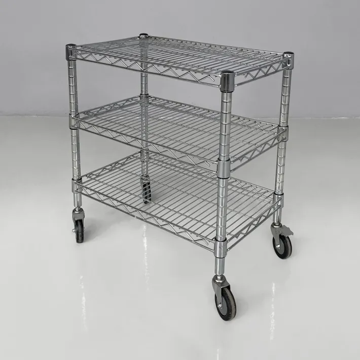 Pamono American Postmodern Steel Cart, 2000s Outlet