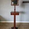 Pamono American Victorian Gentleman's Shaving Vanity Mirror with Stand in Mahogany, 1909 Outlet