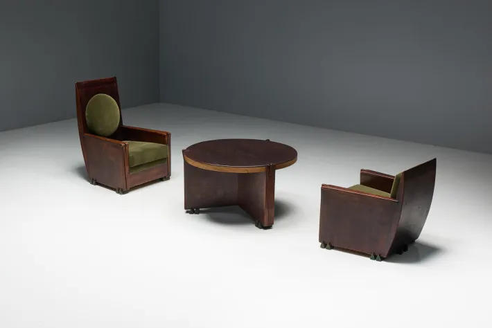 Pamono Amsterdam School Table by Hildo Krop, 1920s Hot