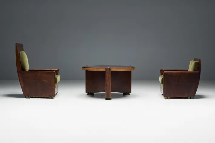 Pamono Amsterdam School Table by Hildo Krop, 1920s Hot