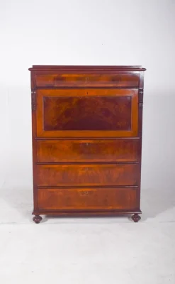 Pamono Antique Abattant Cabinet with Large Drawers, 1890s Outlet