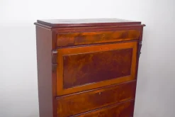Pamono Antique Abattant Cabinet with Large Drawers, 1890s Outlet