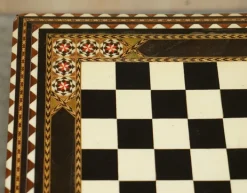 Pamono Antique Anglo Indian Chess Board Games Table, 1920s Sale