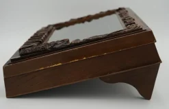 Pamono Antique Anglo-Dutch Willem II Cigar Shop Counter Display Cabinet in Glazed Oak Online