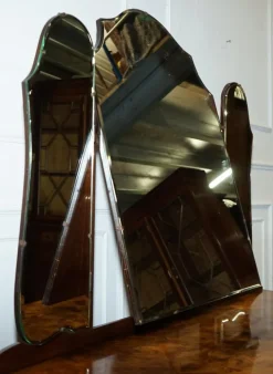 Pamono Antique Art Deco Dressing Table in Walnut, 1920s Discount