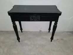 Pamono Antique Art Nouveau Black Game Table Sale
