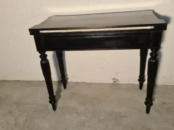 Pamono Antique Art Nouveau Black Game Table Sale