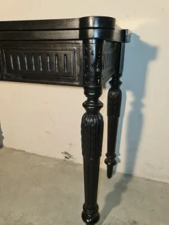 Pamono Antique Art Nouveau Black Game Table Sale