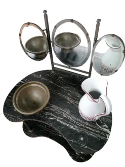 Pamono Antique Art Nouveau Dressing Table in Black Marble, 1890s Online