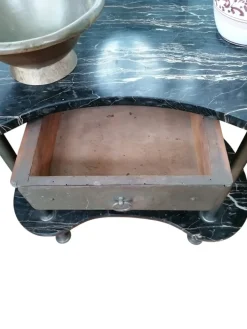 Pamono Antique Art Nouveau Dressing Table in Black Marble, 1890s Online