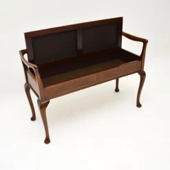 Pamono Antique Art Nouveau Duet Piano Bench, 1880 Best
