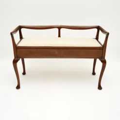 Pamono Antique Art Nouveau Duet Piano Bench, 1880 Best