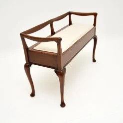 Pamono Antique Art Nouveau Duet Piano Bench, 1880 Best