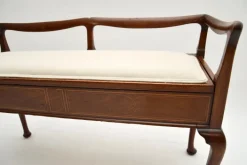 Pamono Antique Art Nouveau Duet Piano Bench, 1880 Best