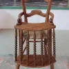 Pamono Antique Ash Wood Children's High Chair Sale